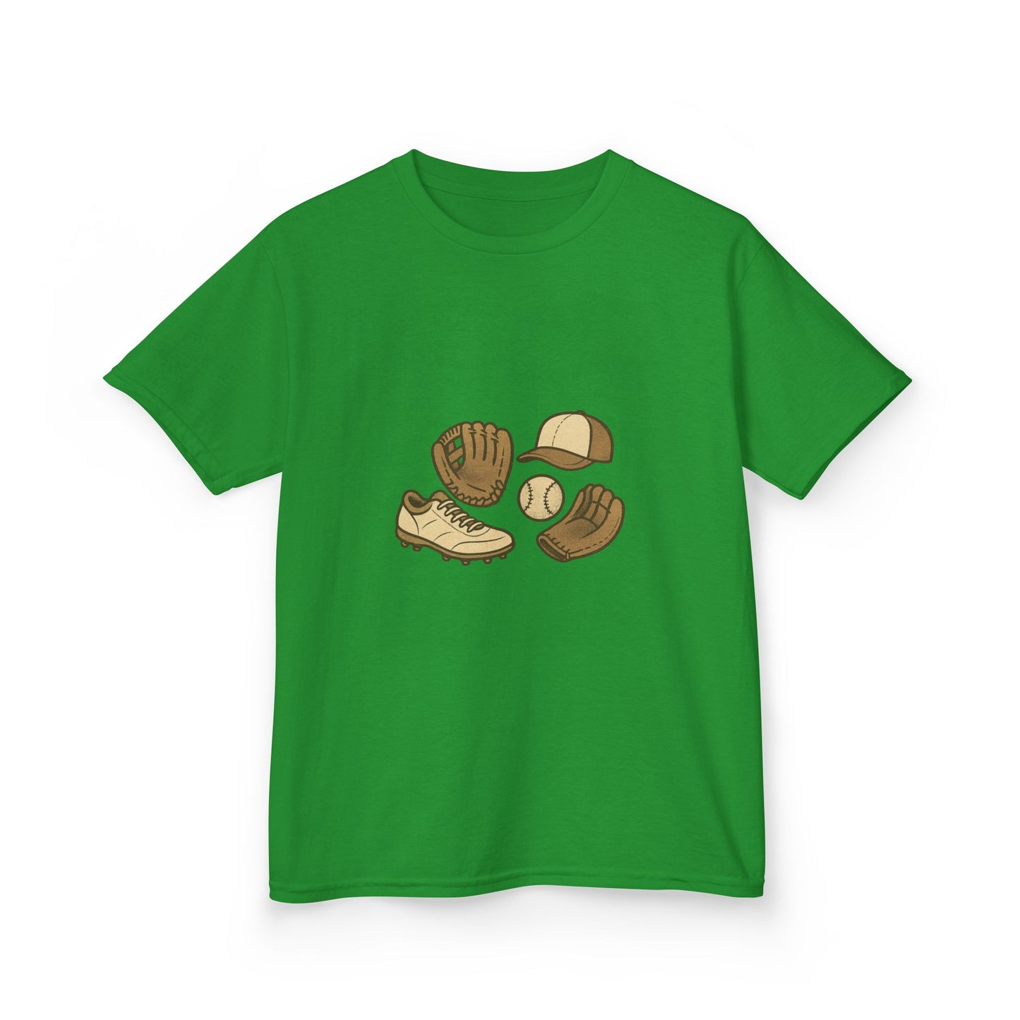 Unisex- Kids Baseball Gear Tee, Child's Sports Shirt