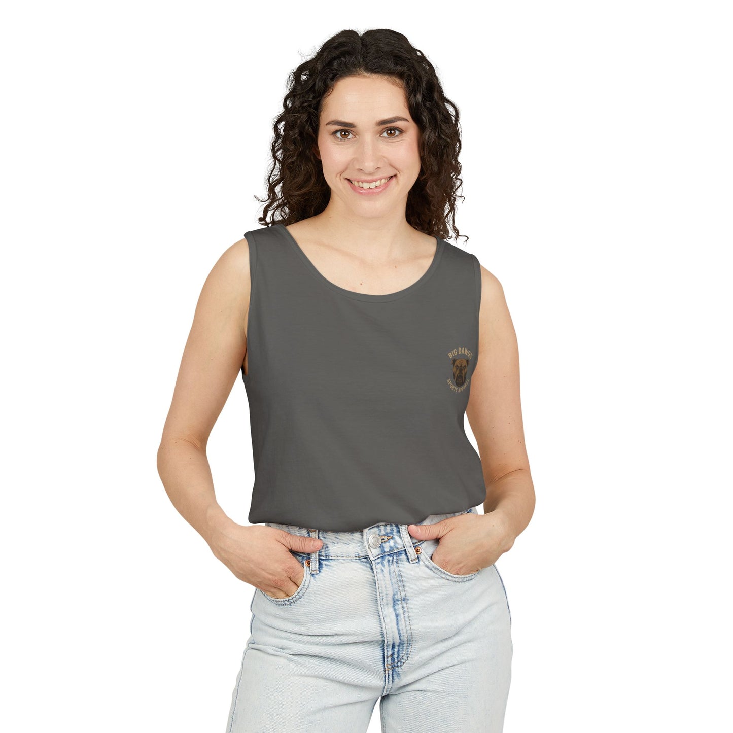 Big Dawgs Tank Top - Women's Garment-Dyed Athletic Tee,Casual Days, Outdoor Events