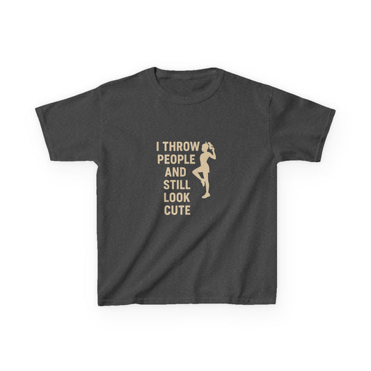 Kid Cheer- I Throw People And Still Look Cute T-Shirt