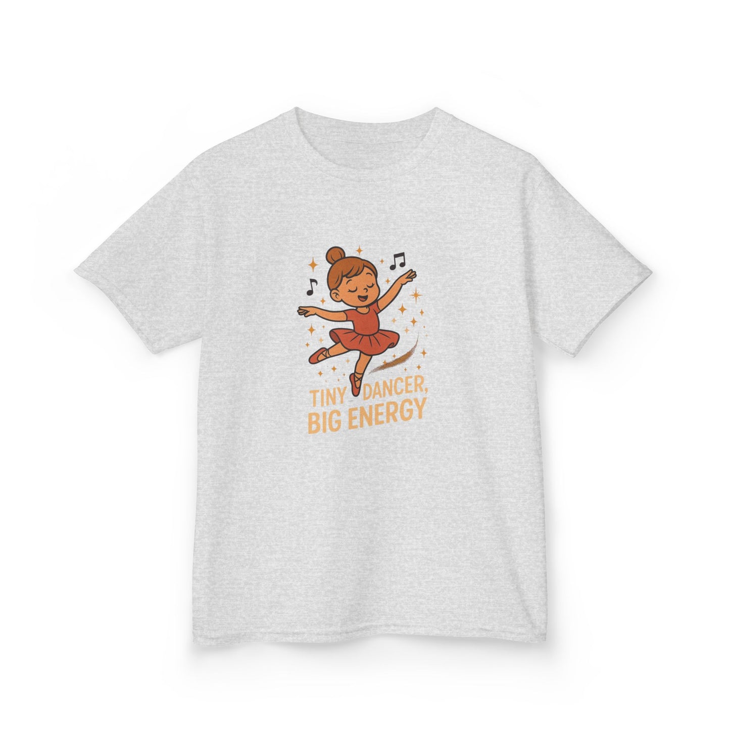 Girls T-shirt- Tiny Dancer Kids Tee - Fun Cotton T-Shirt for Young Dancers