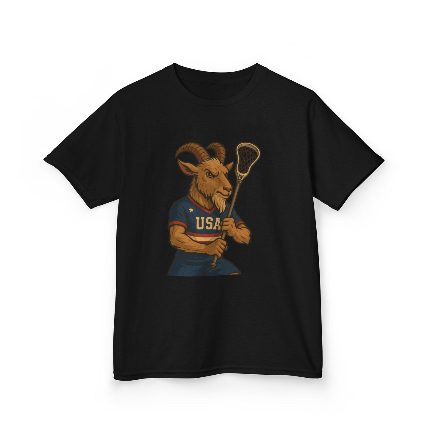 Kid's USA Lacrosse Kids Heavy Cotton™ Tee, Boy/Girl Youth Sports Shirt