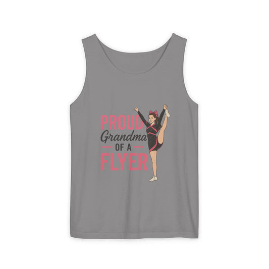 Women's Proud Grandma Tank Top, Cute Tank for Cheer Grandmas