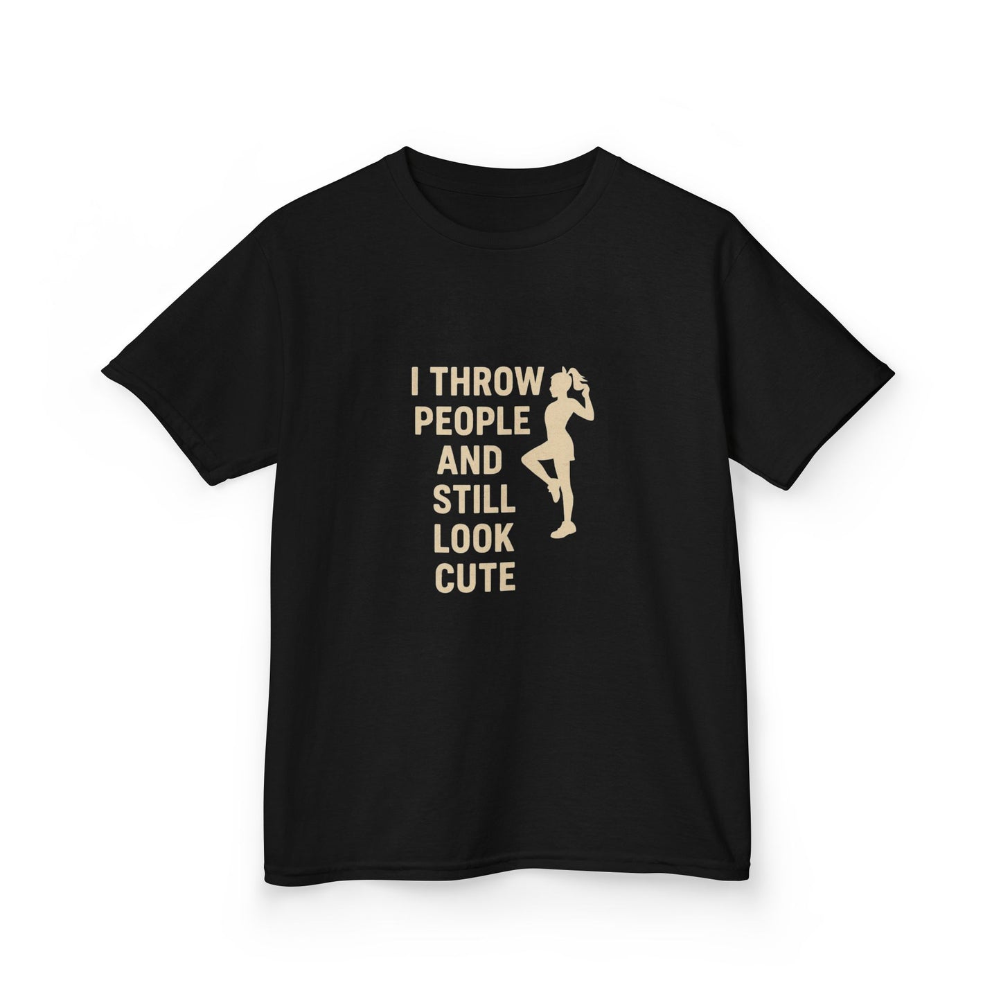 Kid Cheer- I Throw People And Still Look Cute T-Shirt