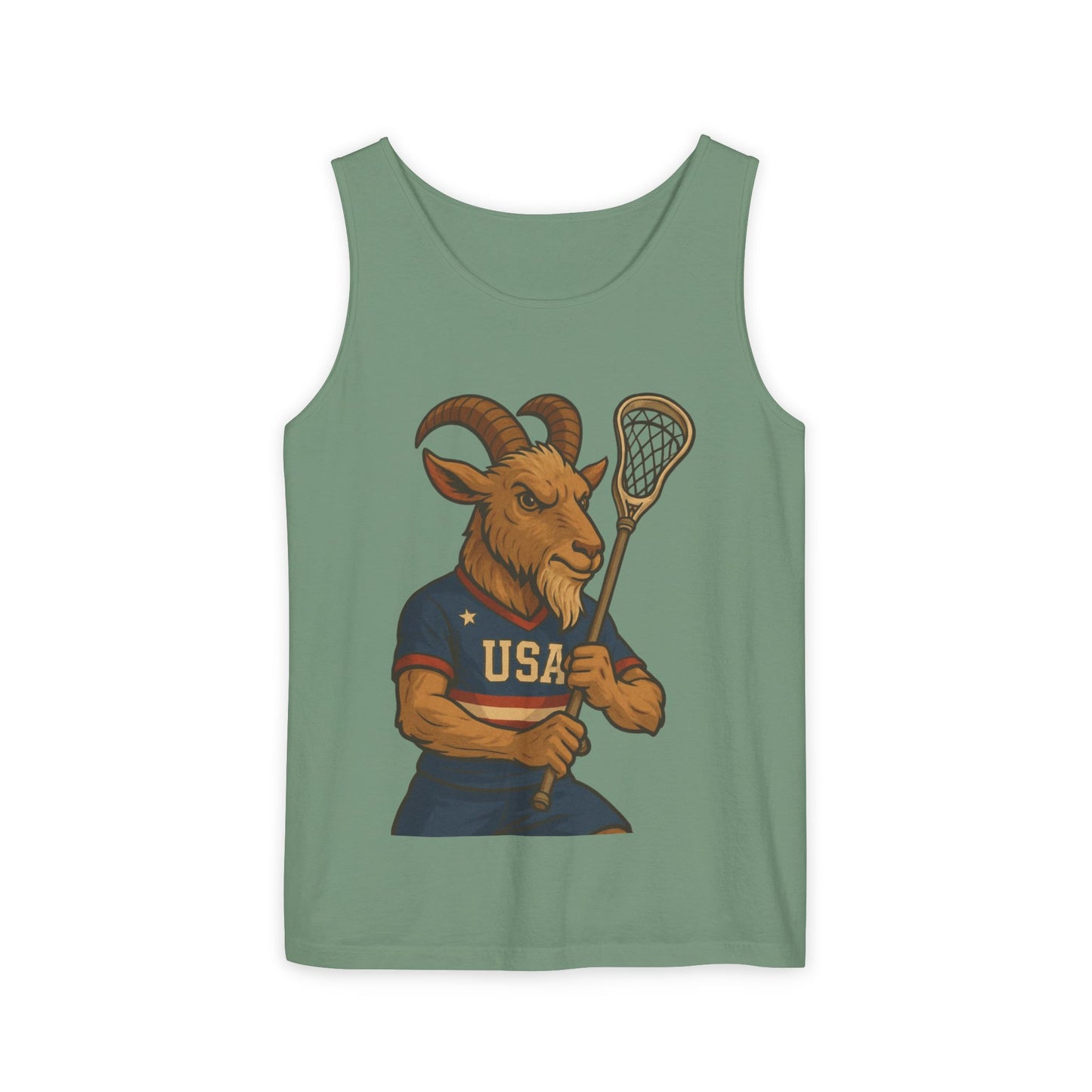 USA Lacrosse Goat Unisex Tank Top | Casual Summer Style, Sports Apparel