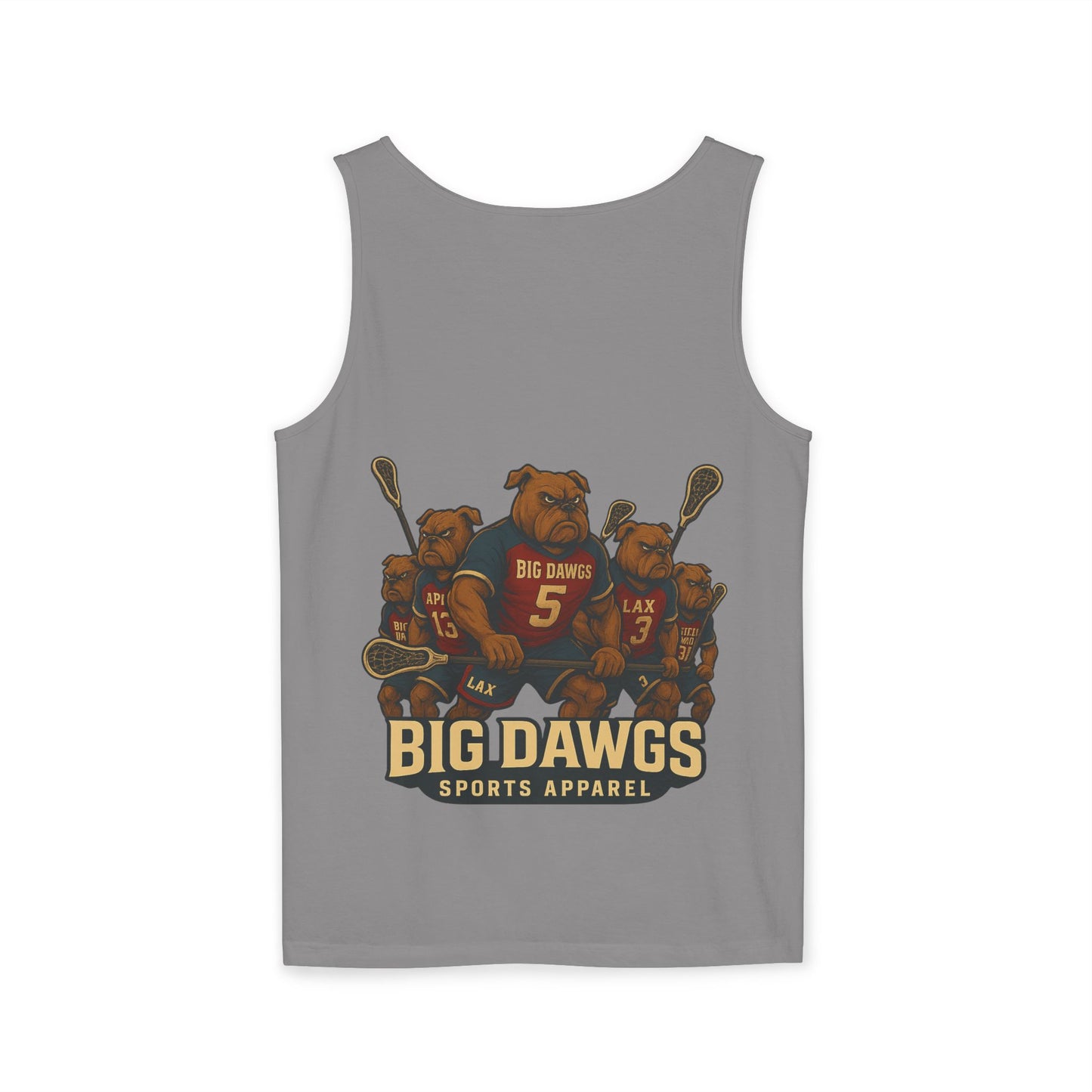 Men's Big Dawgs Sports Apparel Tank Front And Back