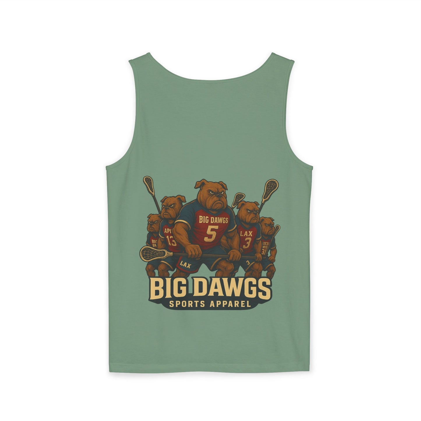 Men's Big Dawgs Sports Apparel Tank Front And Back