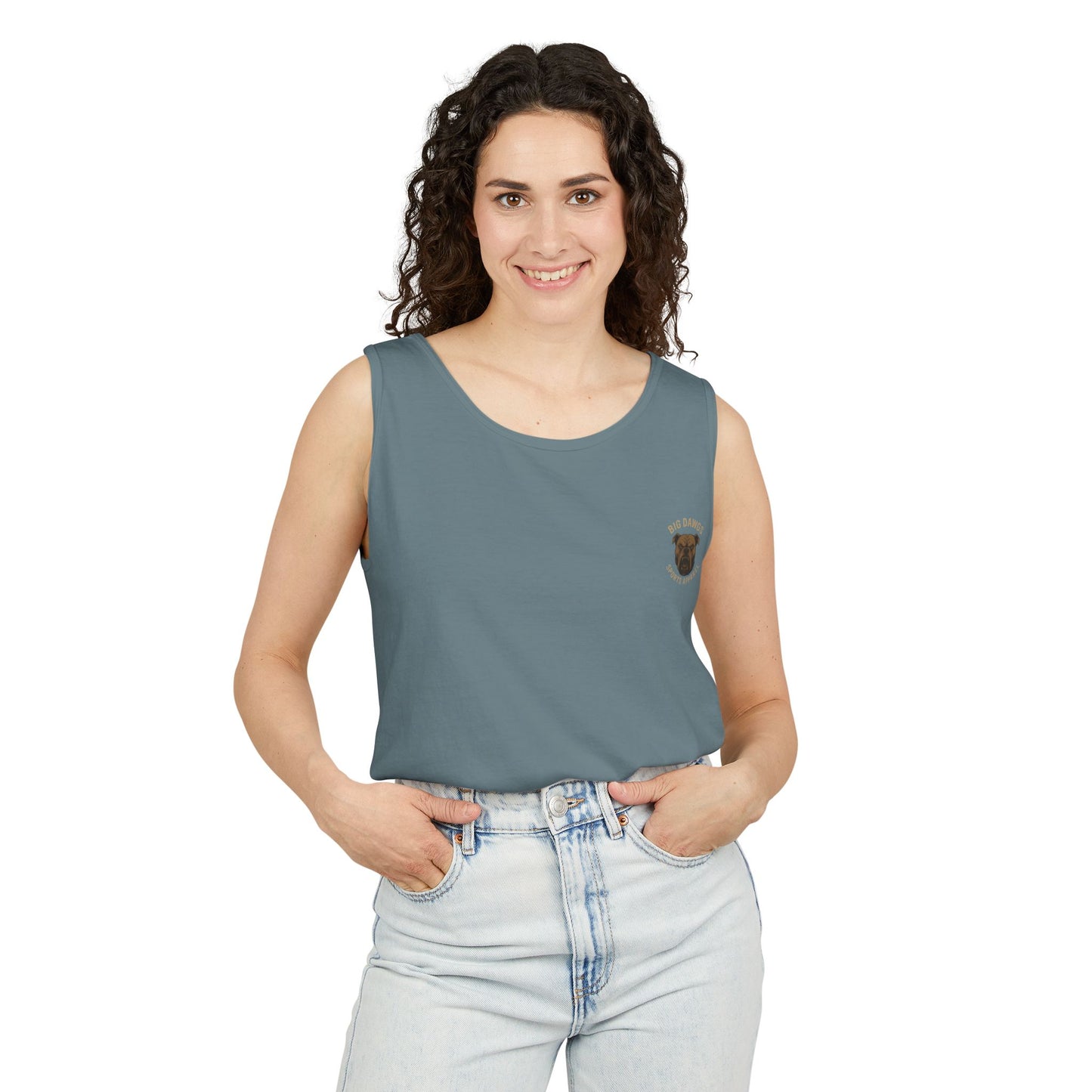 Big Dawgs Tank Top - Women's Garment-Dyed Athletic Tee,Casual Days, Outdoor Events