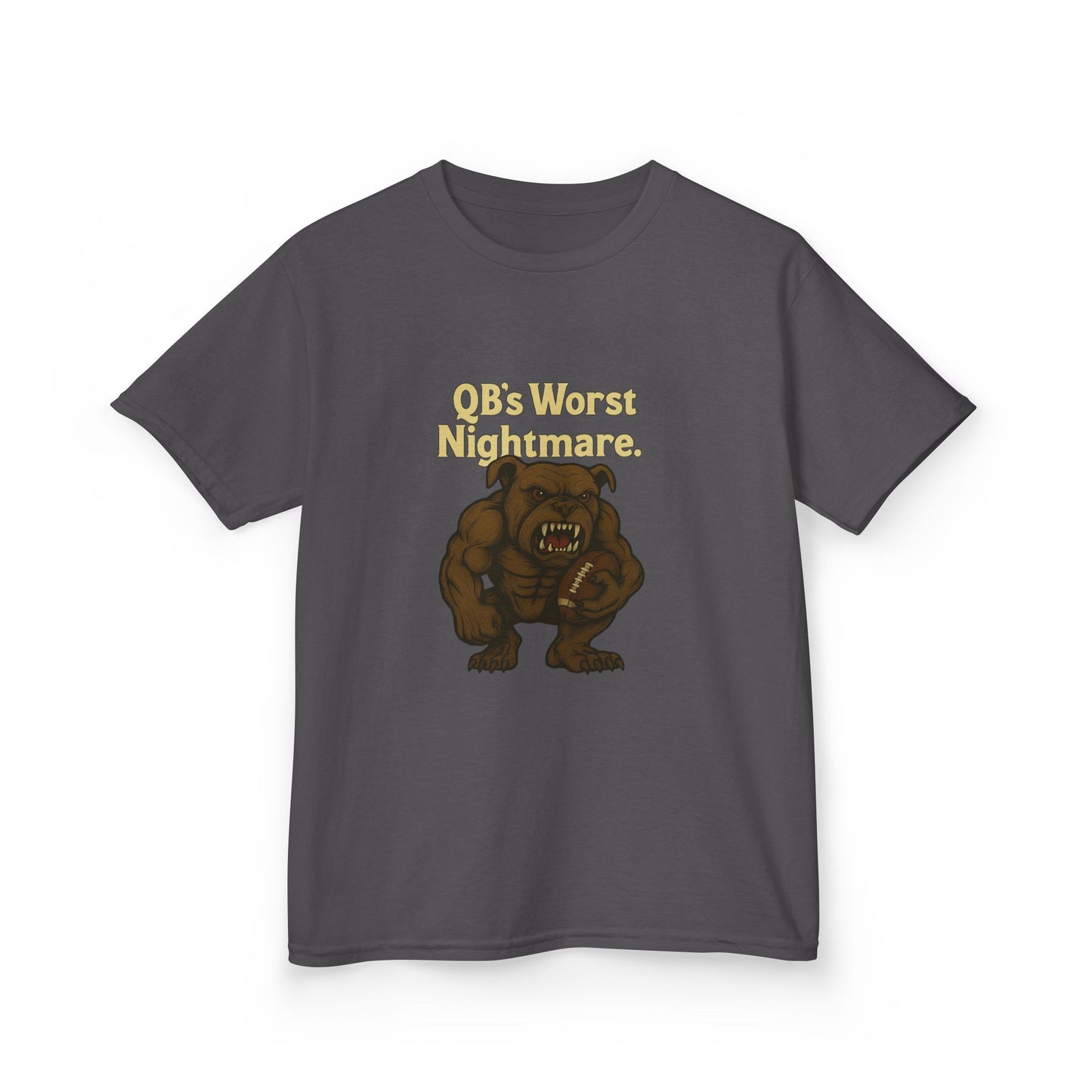 Kids Dawg T-Shirt- QB's Worst Nightmare, Playful Outfit