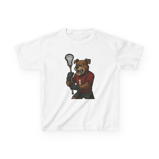 Kids Lacrosse Dog Tee - Unisex, Fun Sports Apparel