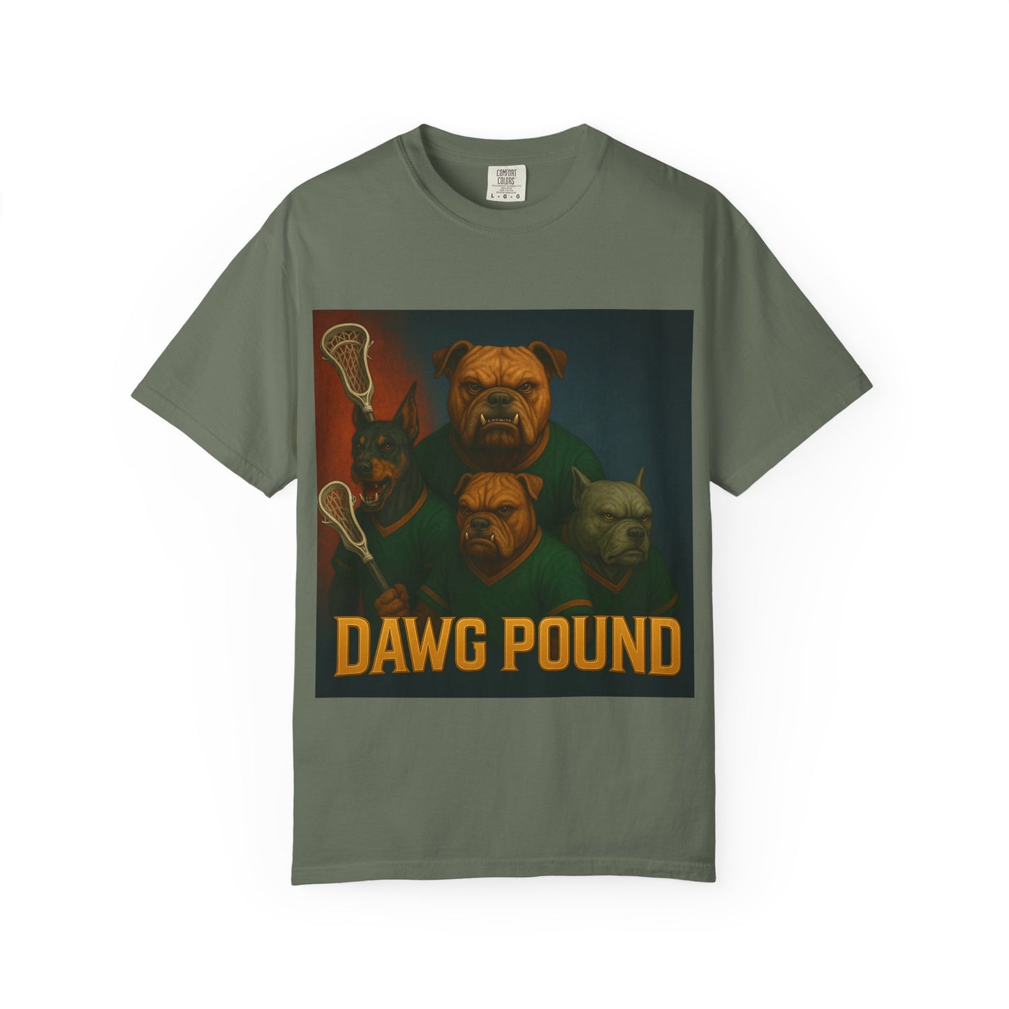 Men's Dawg Pound With Background Graphic Tee
