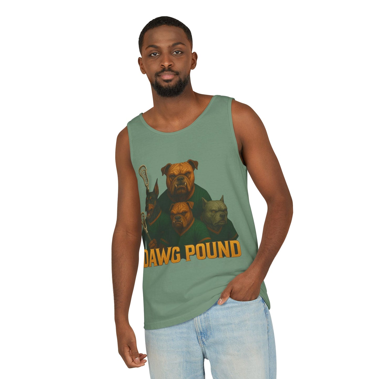 Dawg Pound Men's Tank Top, Graphic T-Shirt, Casual Summer Wear
