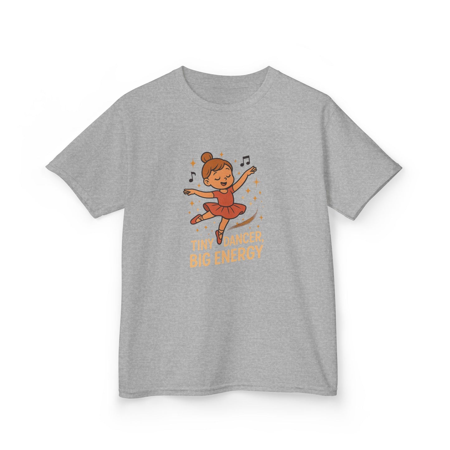Girls T-shirt- Tiny Dancer Kids Tee - Fun Cotton T-Shirt for Young Dancers