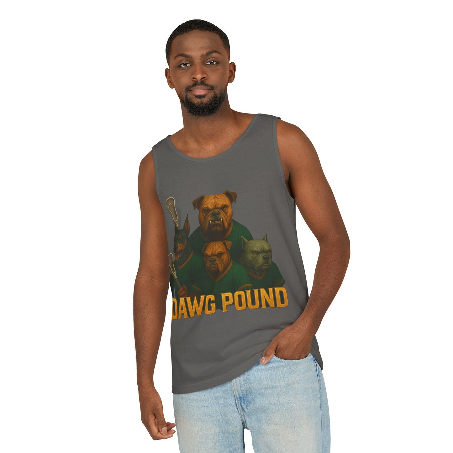 Dawg Pound Men's Tank Top, Graphic T-Shirt, Casual Summer Wear