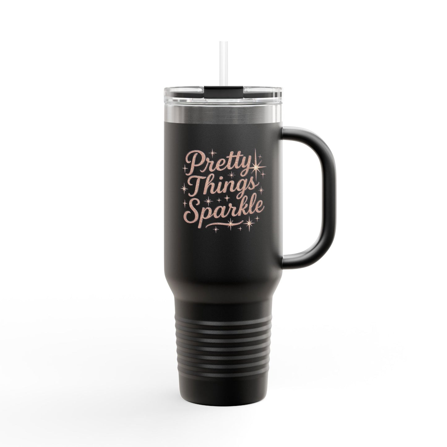 Insulated Travel Mug - 40oz, Pretty Things Sparkle Travel Cup, Perfect for Coffee Lovers, Gift for Birthdays and Holidays, [...]