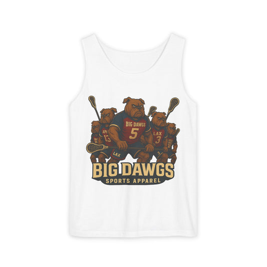 Big Dawgs Sports Apparel Tank Top - Men's Garment-Dyed Summer Wear, Perfect for Sports Fans, Casual Outings