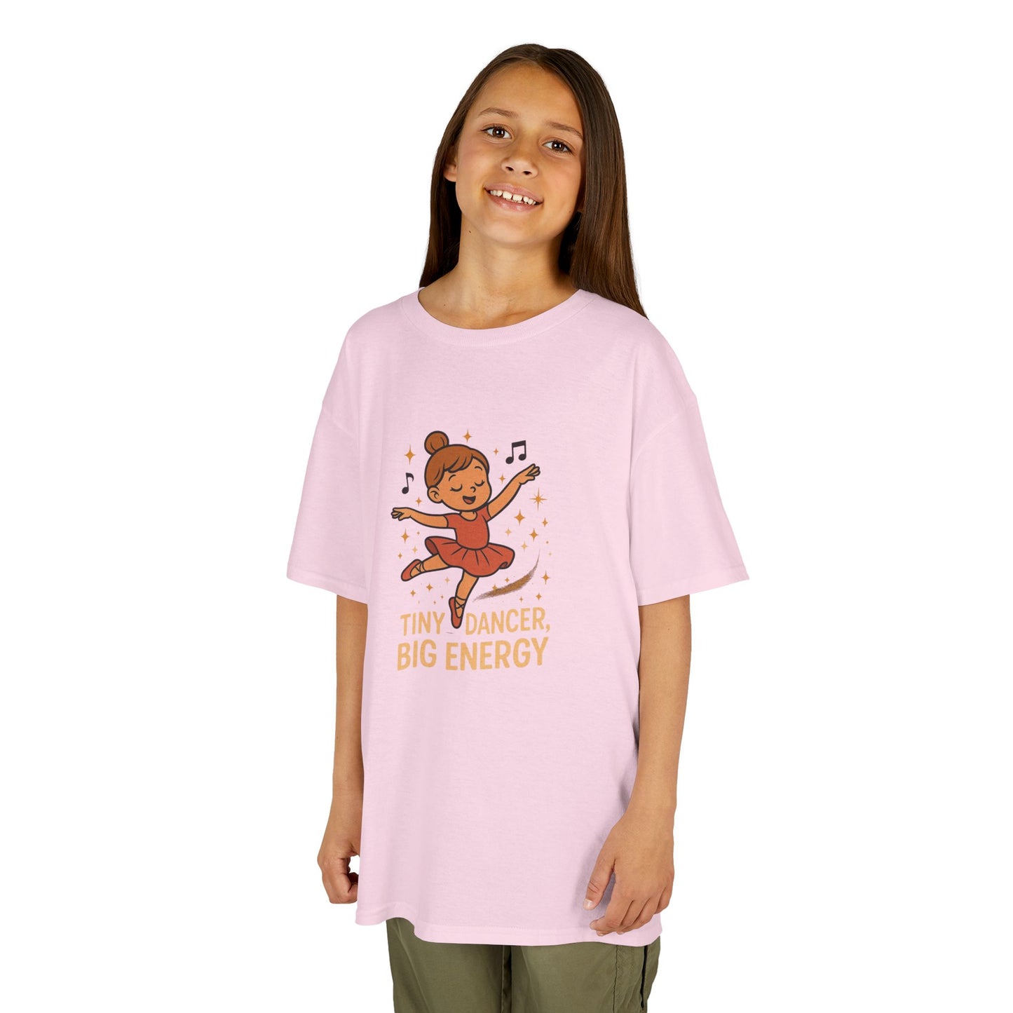 Girls T-shirt- Tiny Dancer Kids Tee - Fun Cotton T-Shirt for Young Dancers