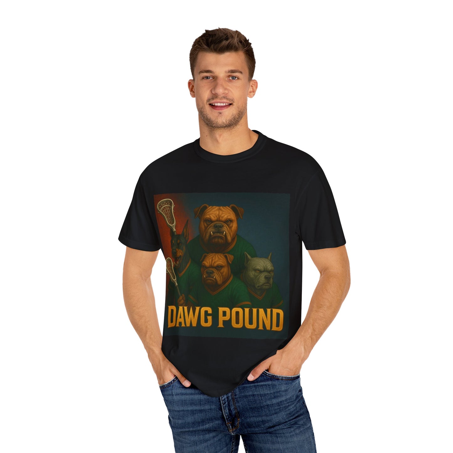 Men's Dawg Pound With Background Graphic Tee