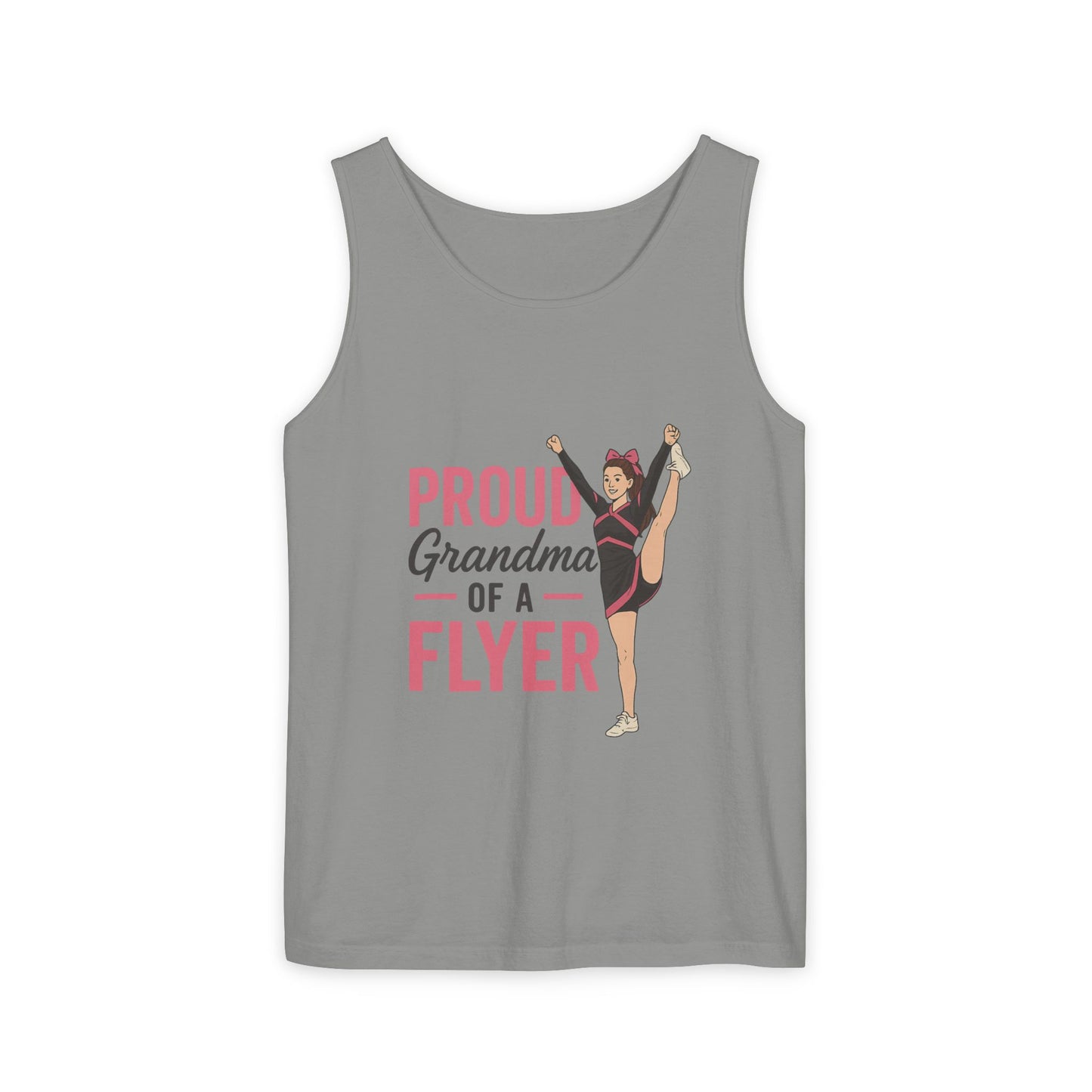 Women's Proud Grandma Tank Top, Cute Tank for Cheer Grandmas