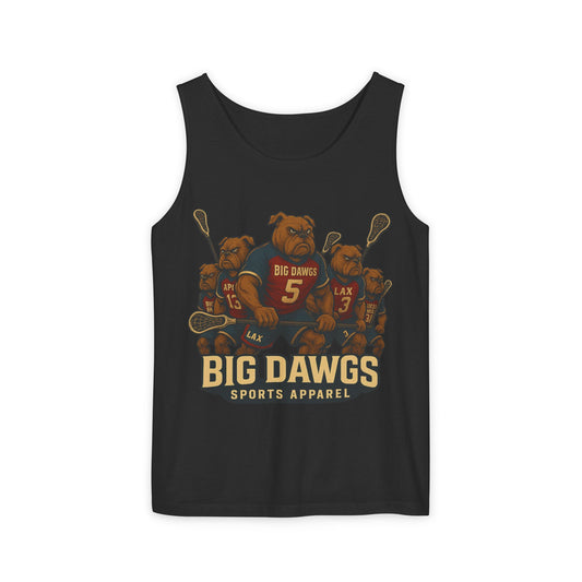 Big Dawgs Sports Apparel Tank Top - Men's Garment-Dyed Summer Wear, Perfect for Sports Fans, Casual Outings