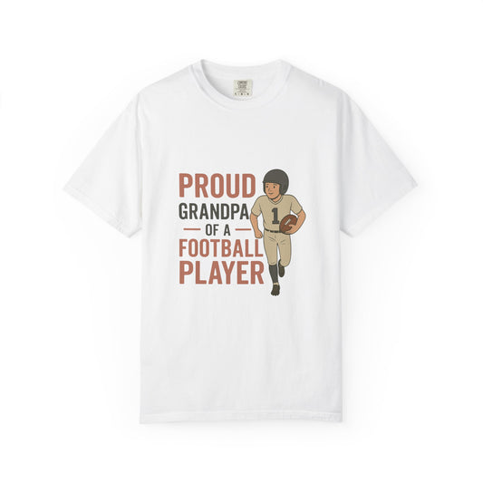 Proud Grandpa T-Shirt,  Football Shirt, Sports Grandparent Tee
