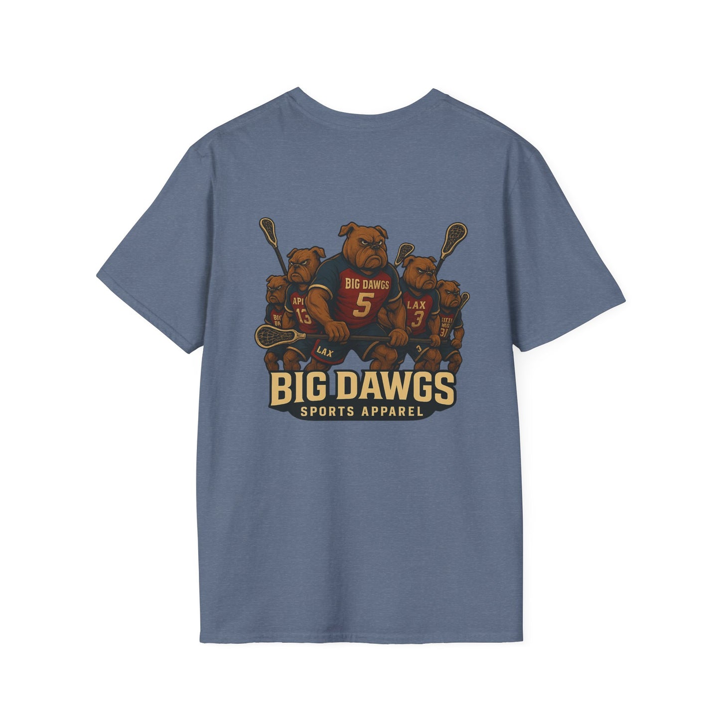 Women's Big Dawgs Sports T-Shirt Front & Back LOGO