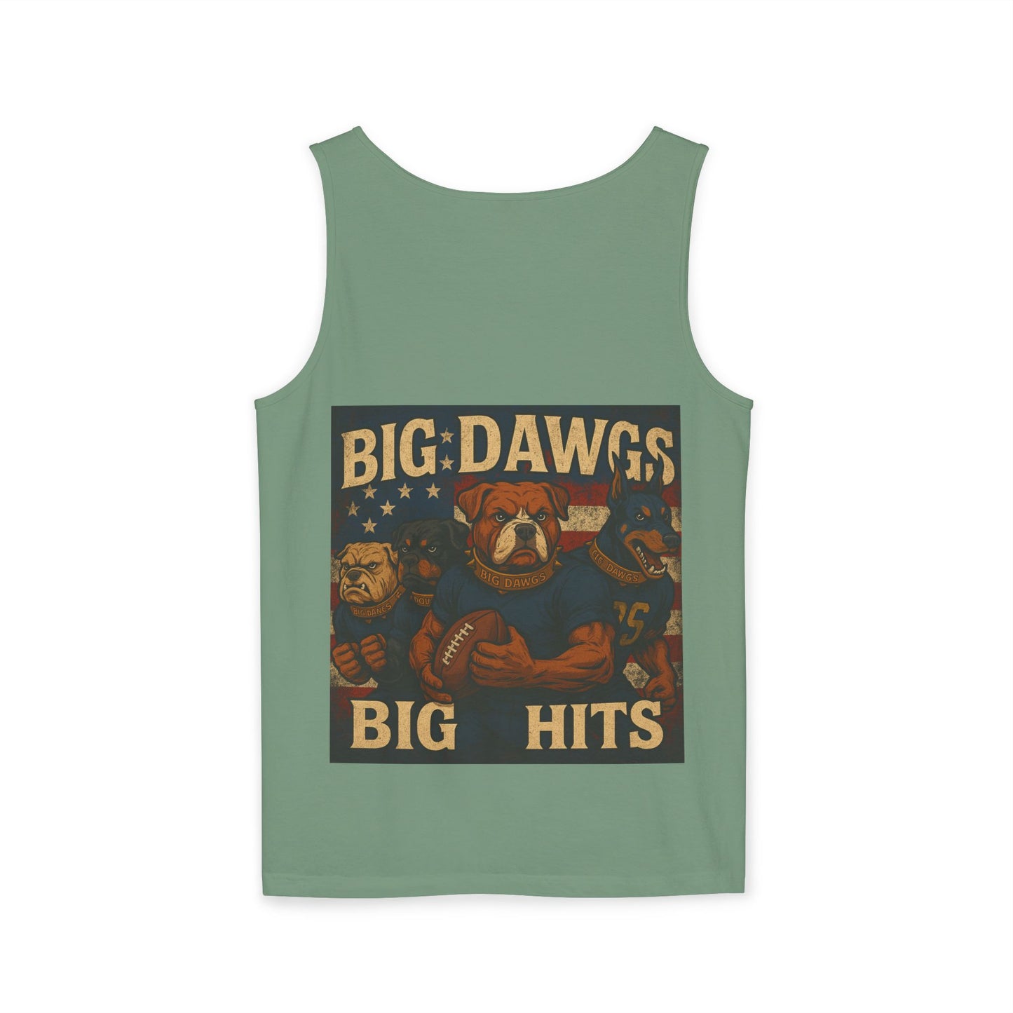 Big Dawgs Tank Top - Women's Garment-Dyed Athletic Tee,Casual Days, Outdoor Events