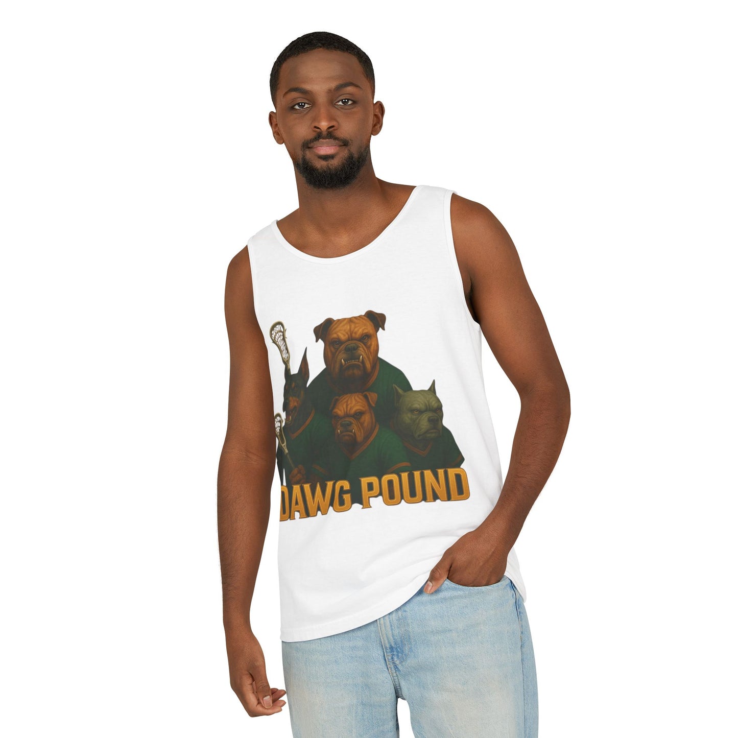 Dawg Pound Men's Tank Top, Graphic T-Shirt, Casual Summer Wear