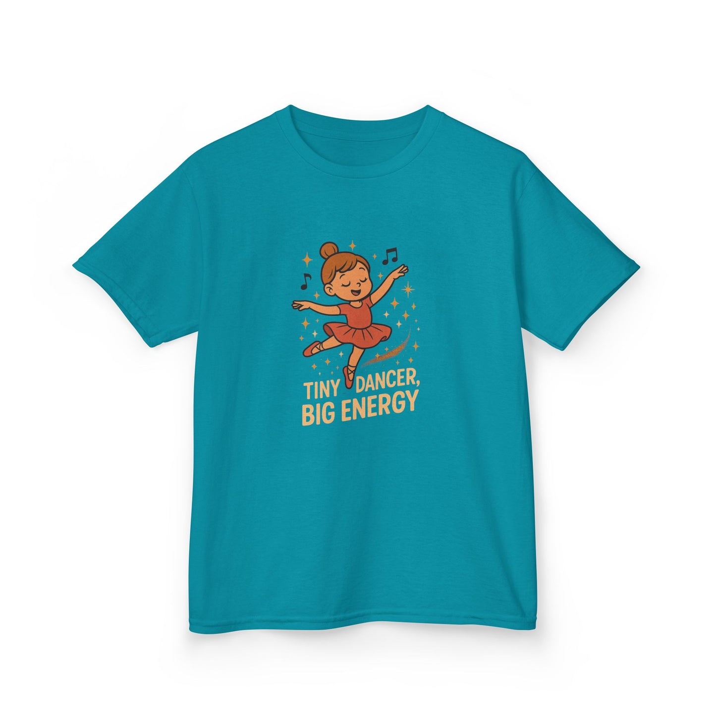 Girls T-shirt- Tiny Dancer Kids Tee - Fun Cotton T-Shirt for Young Dancers