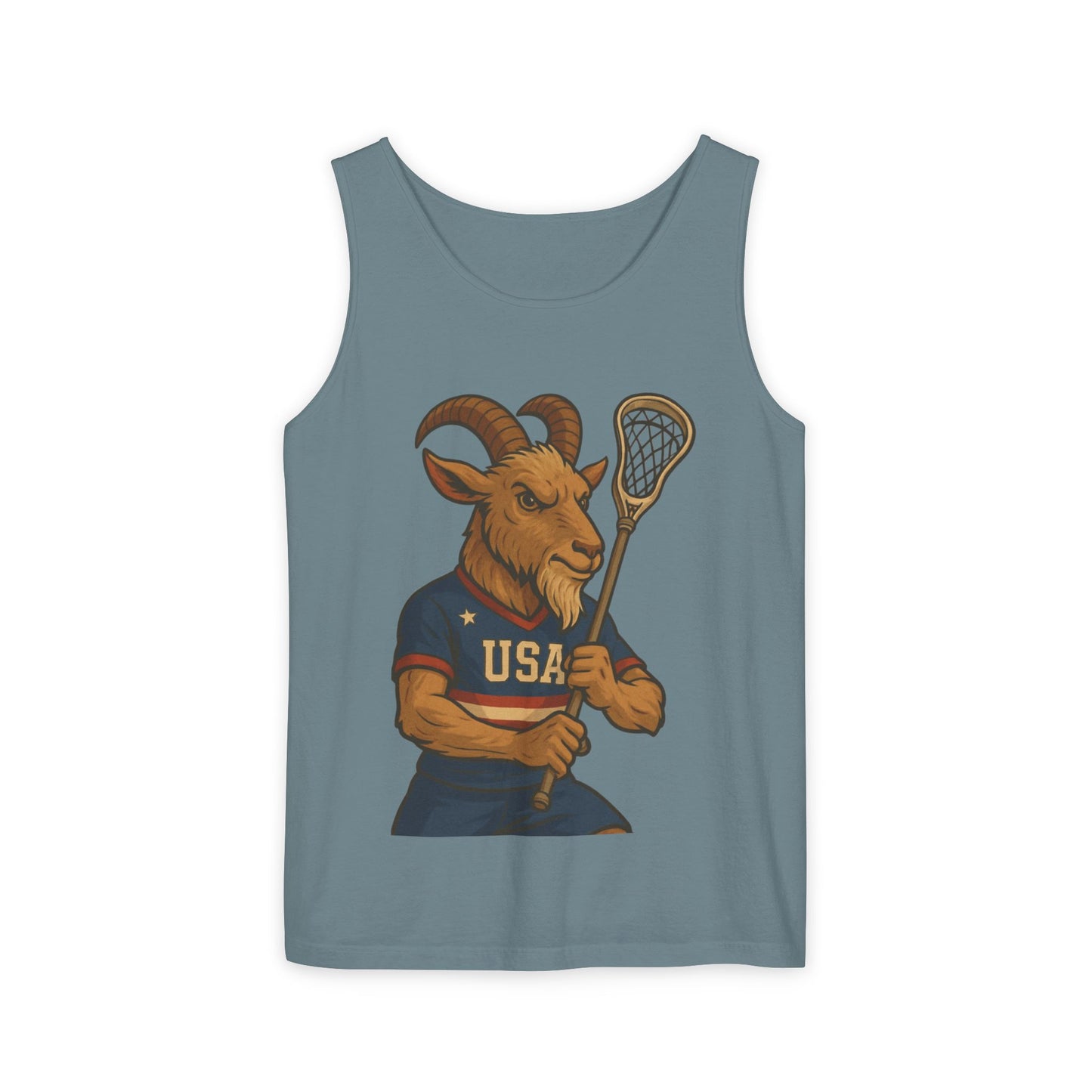 USA Lacrosse Goat Unisex Tank Top | Casual Summer Style, Sports Apparel