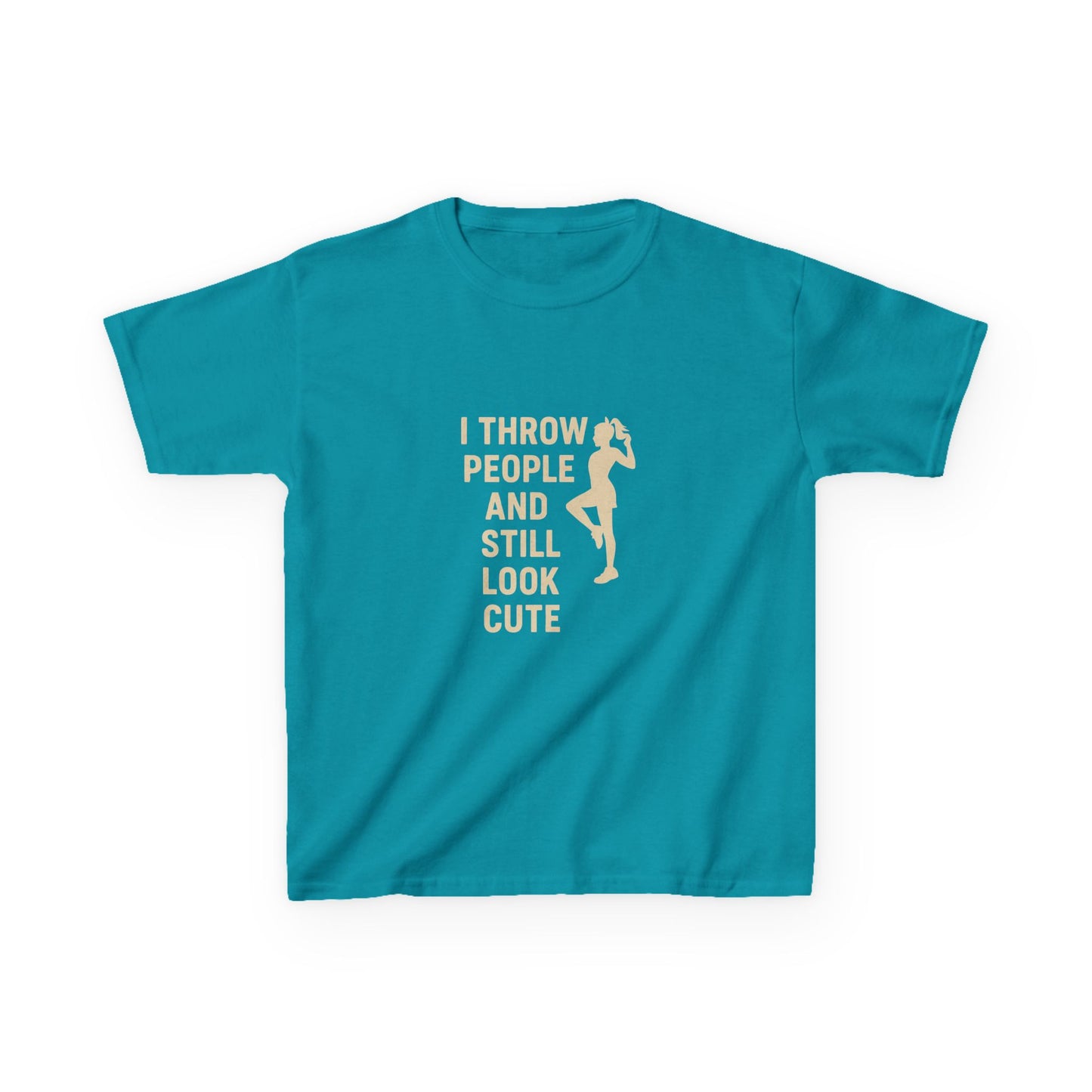 Kid Cheer- I Throw People And Still Look Cute T-Shirt