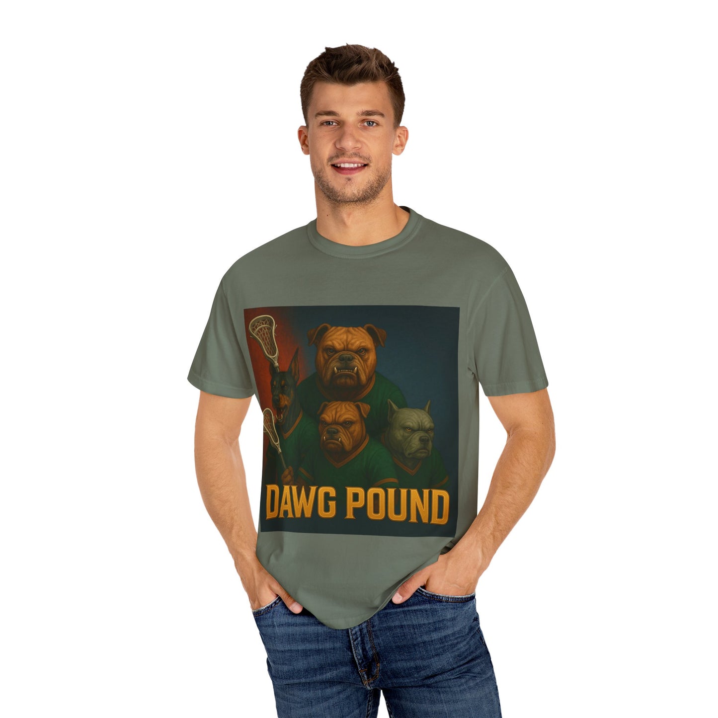 Men's Dawg Pound With Background Graphic Tee