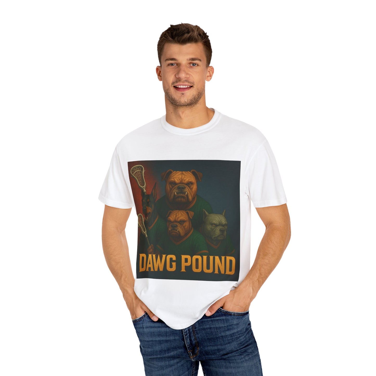 Men's Dawg Pound With Background Graphic Tee
