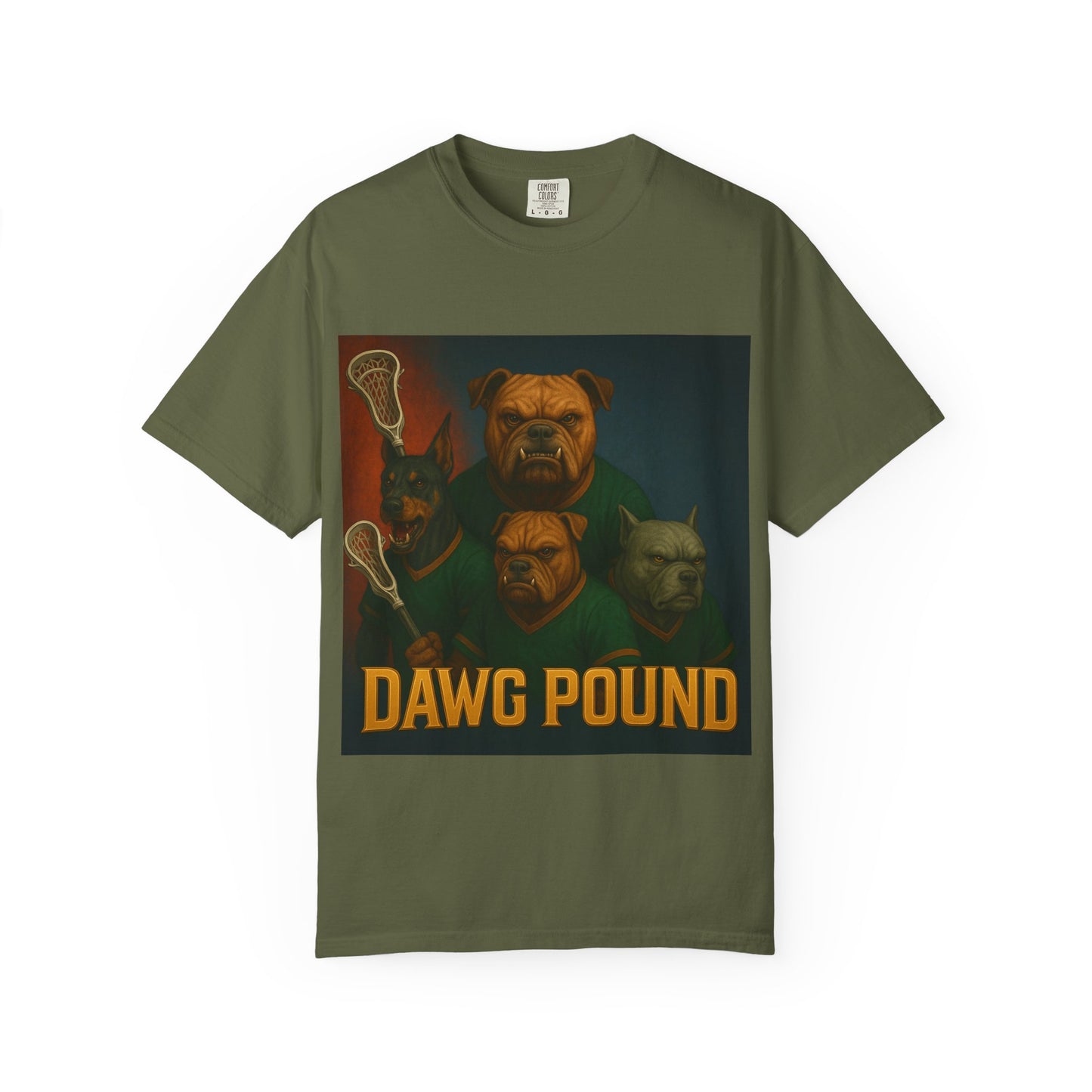 Men's Dawg Pound With Background Graphic Tee