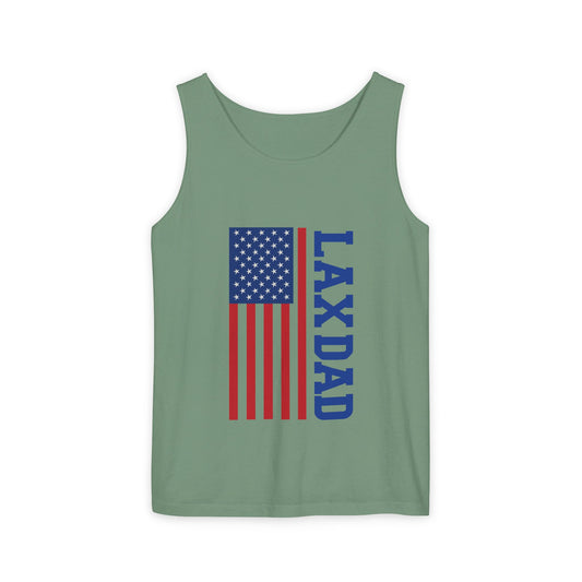 LAX Dad Tank Top, Patriotic Sports Shirt